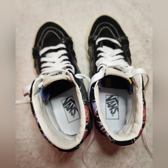 Vans UNISEX Sk8-Hi 38 DX Anaheim "Positivity Patchwork Black" Hightop Sneakers - Picture 7 of 12